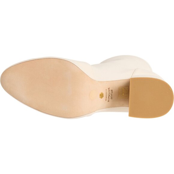 Stuart Weitzman Made in Spain Flareblock 85 Stretch Boots - Leather (For Women) - Picture 6 of 6